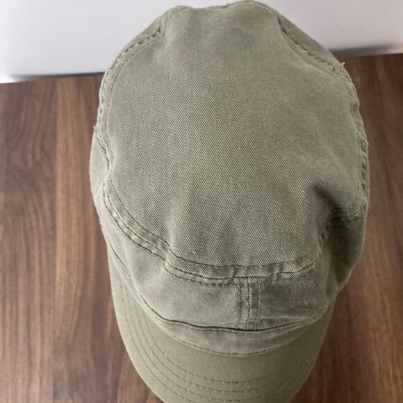Forever 21 Green Military Army Painters Hat Cap Southwest Embroidered OSFM - Picture 6 of 7